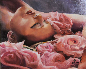tatiana Busi sogni fra le rose 40x50