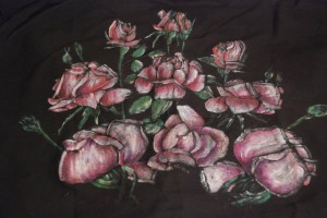 Vera Lowen trionfo di rose in nero