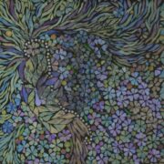 Anna Maria Laurenti, Silvana – La bellezza che traspare, mosaico di vetro, 30 x 30 cm, 2014