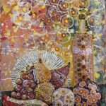 Lucia Fiaschi Ombre con ventaglio d'argento