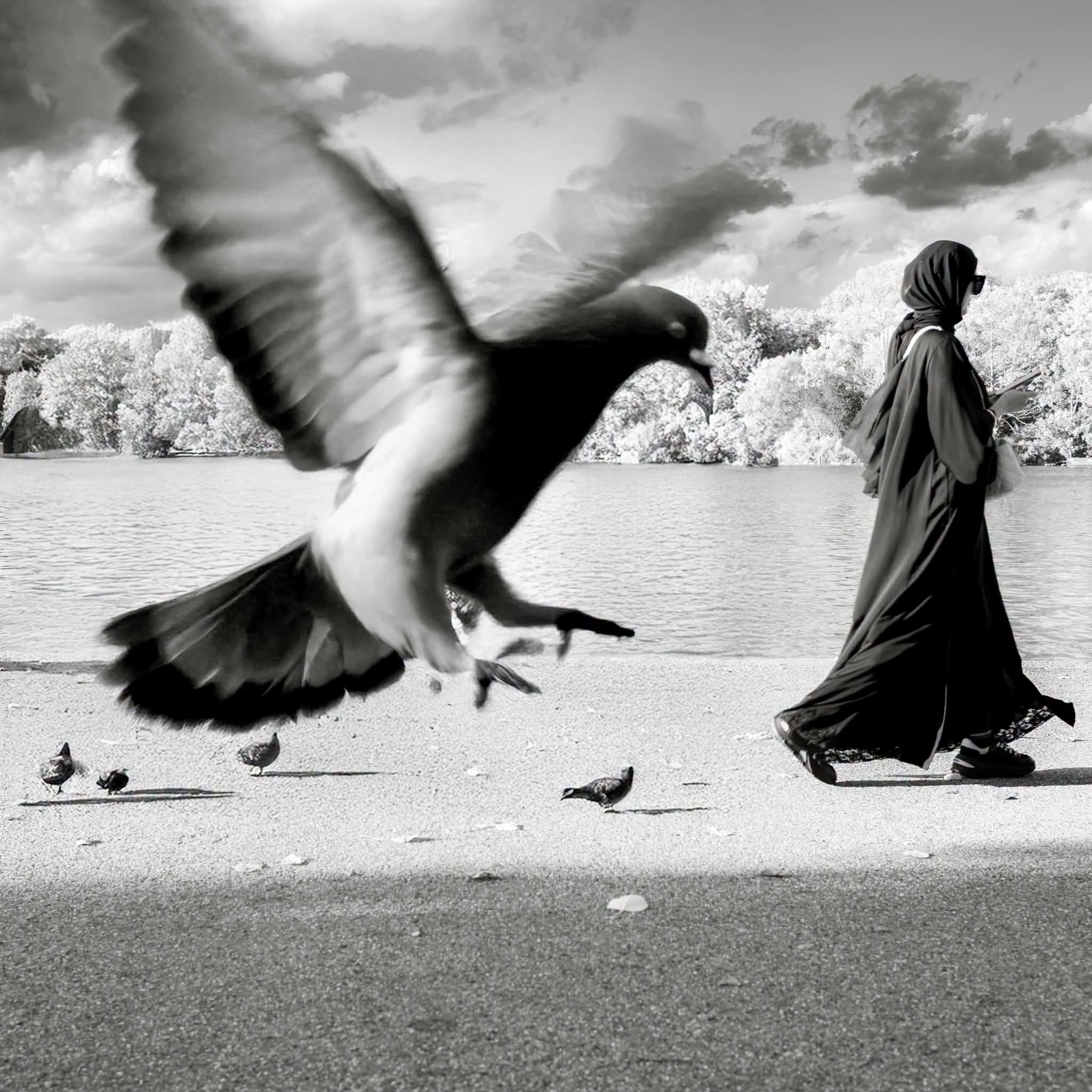 Fotografia di Paolo Belloni dal titolo Fly emirates Street Photography