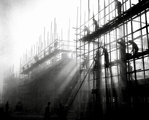 Fotografia in bianco e nero di Paolo Belloni della serie Streets