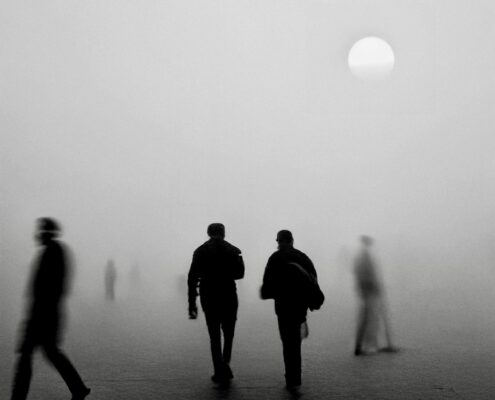 Fotografia in bianco e nero di Paolo Belloni della serie Streets