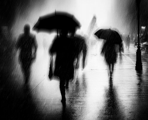 Fotografia in bianco e nero di Paolo Belloni della serie Streets